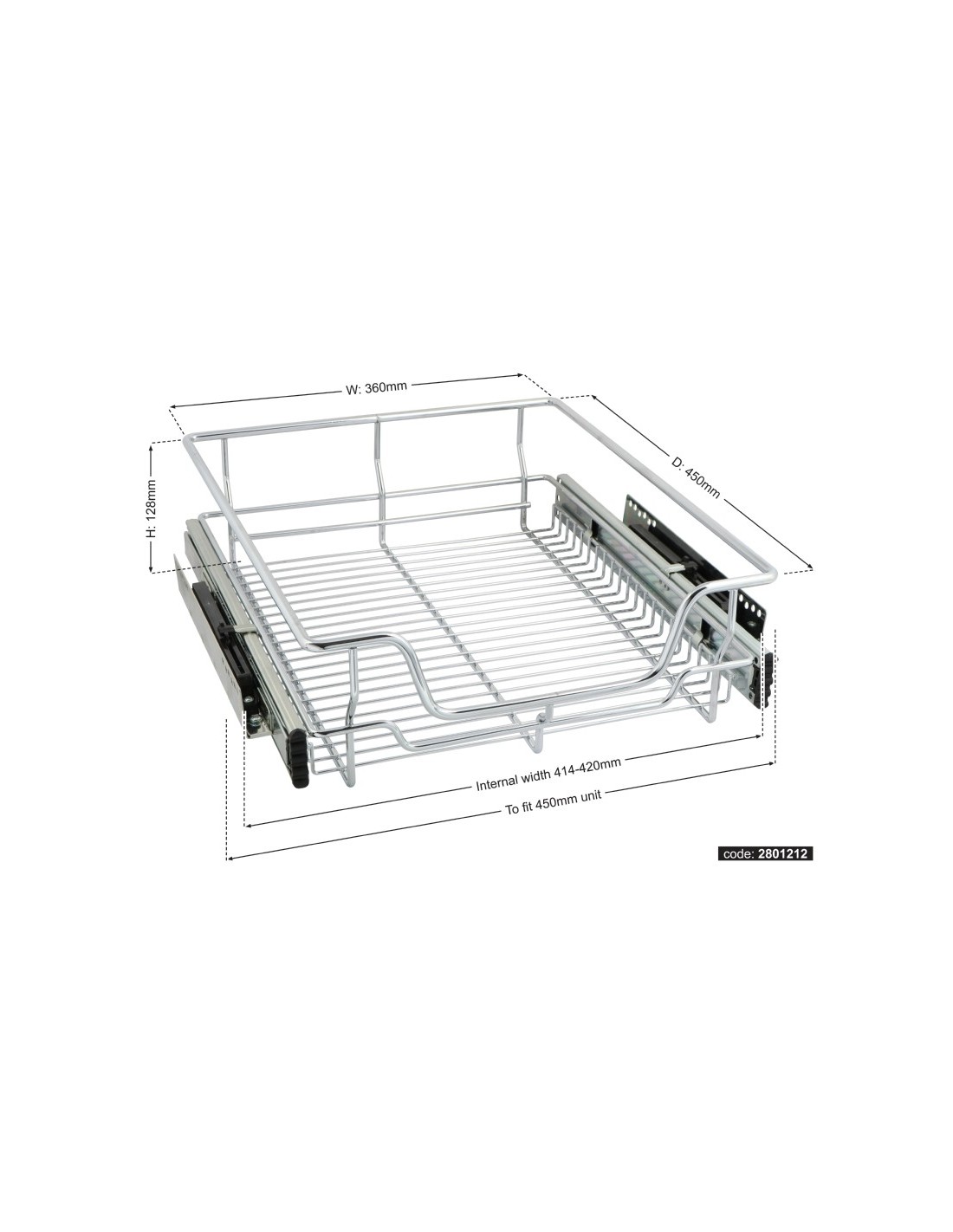 Tapis organiseur de tiroir, perforé et modulable - Rangement tiroir  Dimension Meuble de 800mm